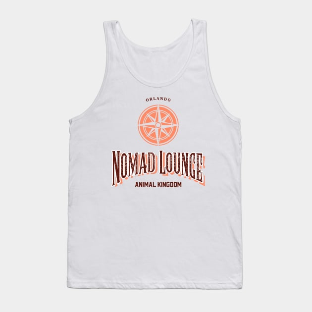 Nomad Lounge Orlando Theme Park Bar and Restaurant Tank Top by Joaddo